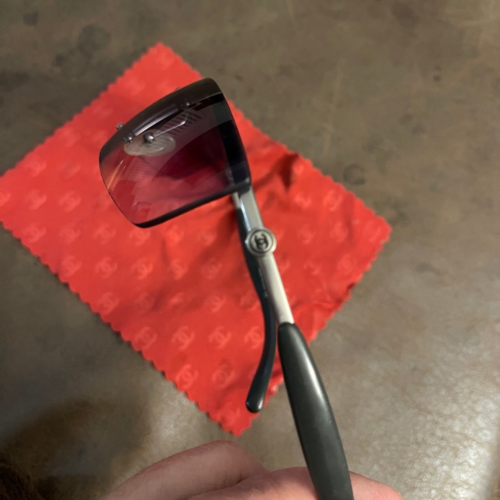 Authentic Chanel Rimless Sunglasses - Picture 6 of 6